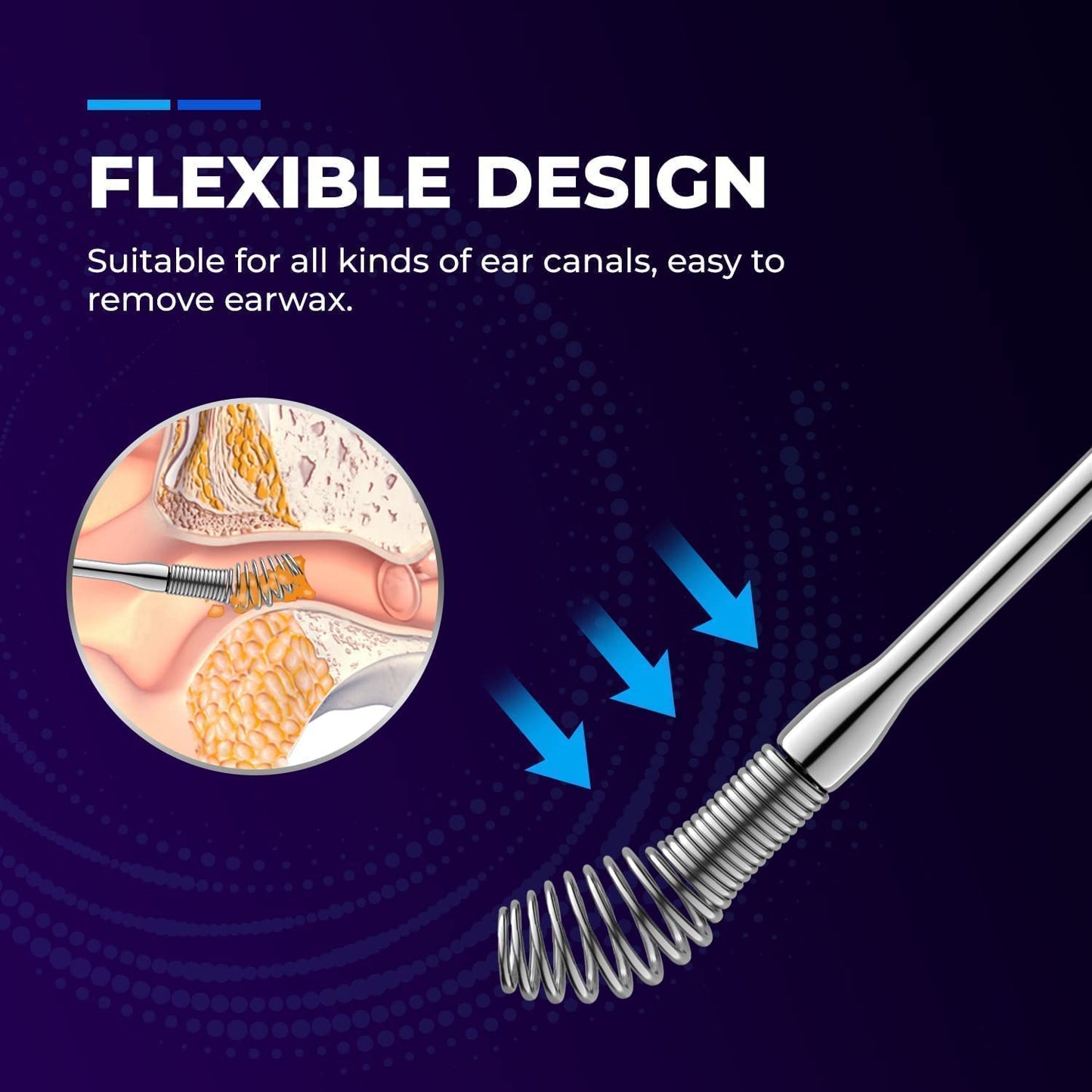 Ear Wax Cleaner 8 pc toolkit