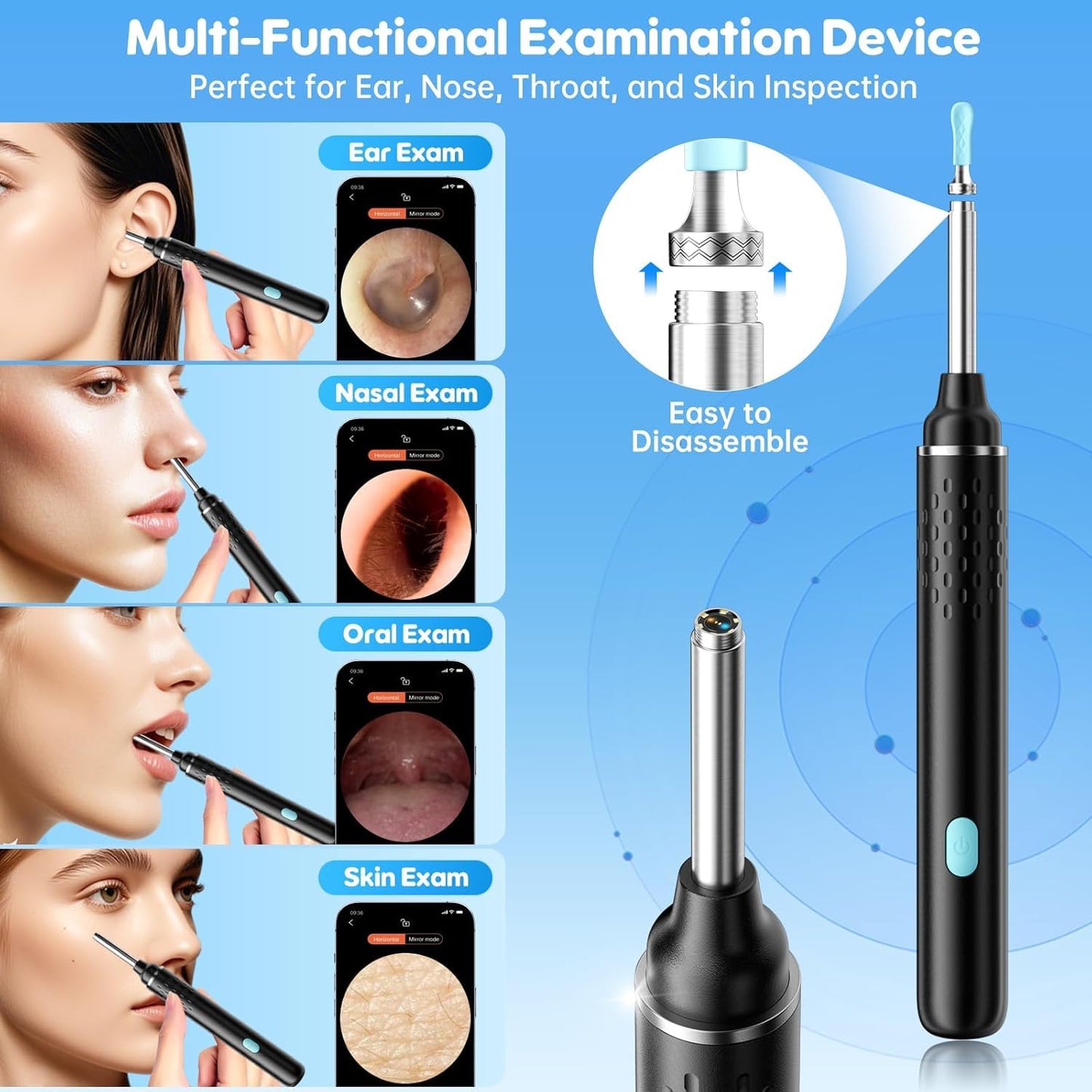 MOMITTLE® Earwax Removal Tool Kit with HD Camera