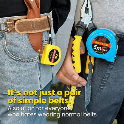 MOMITTLE FlexHook™ Buckleless Elastic Belt Set Pack of 2