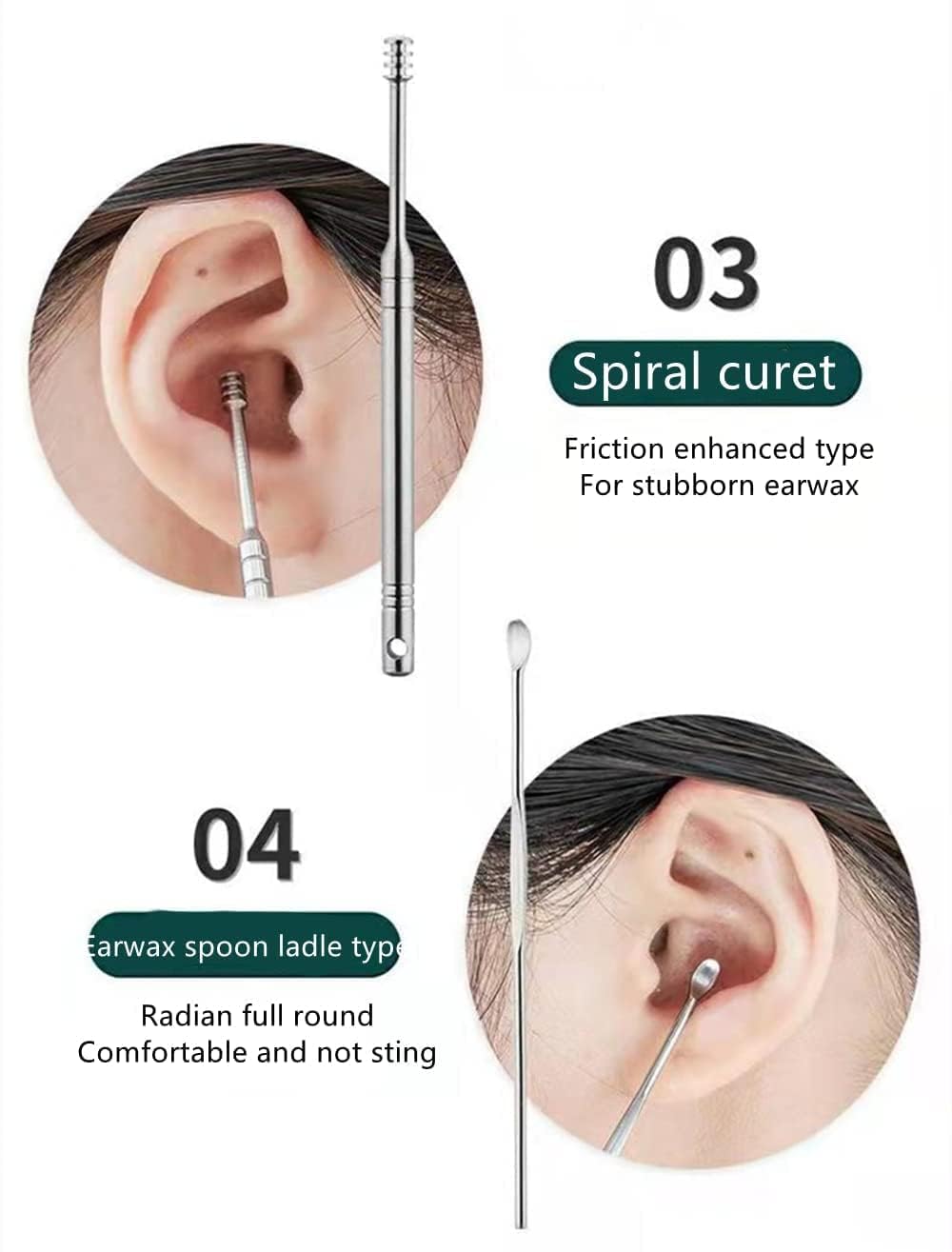 Ear Wax Cleaner 8 pc toolkit