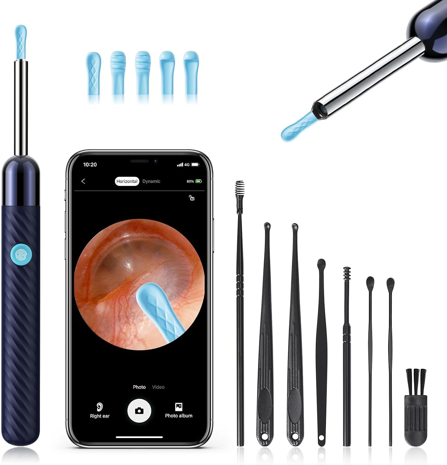 MOMITTLE®  Earwax Removal Tool Kit with HD Camera